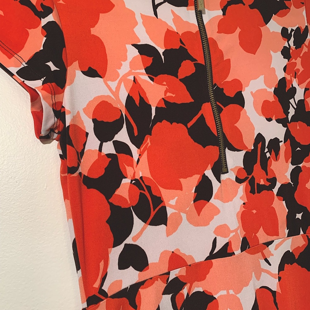 MK ~ Michael Kors Trendy Floral Print Dress size S - Picture 6 of 7